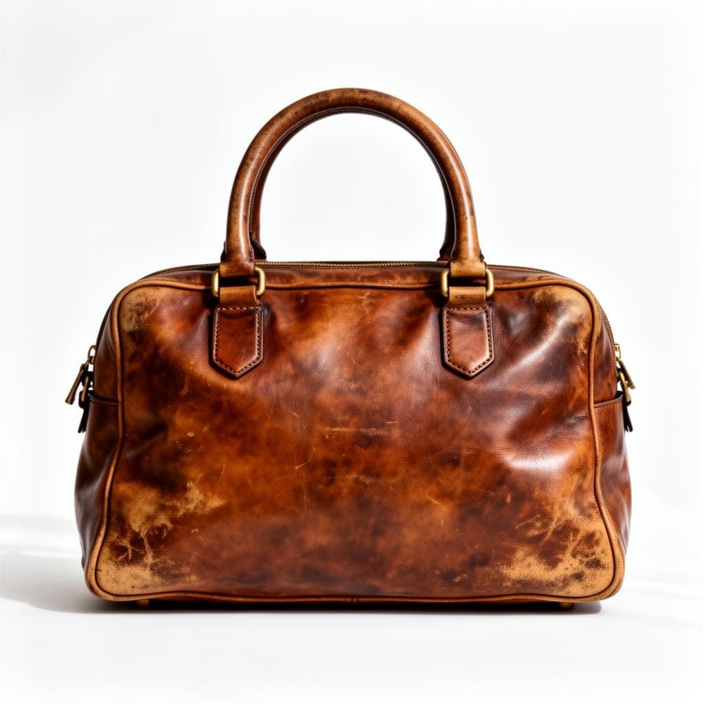 Vintage leather traveller bag